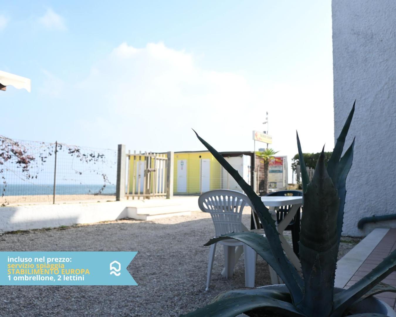 Rs316 - Marcelli, Bilocale In Residence Fronte Mare Pt Ngoại thất bức ảnh