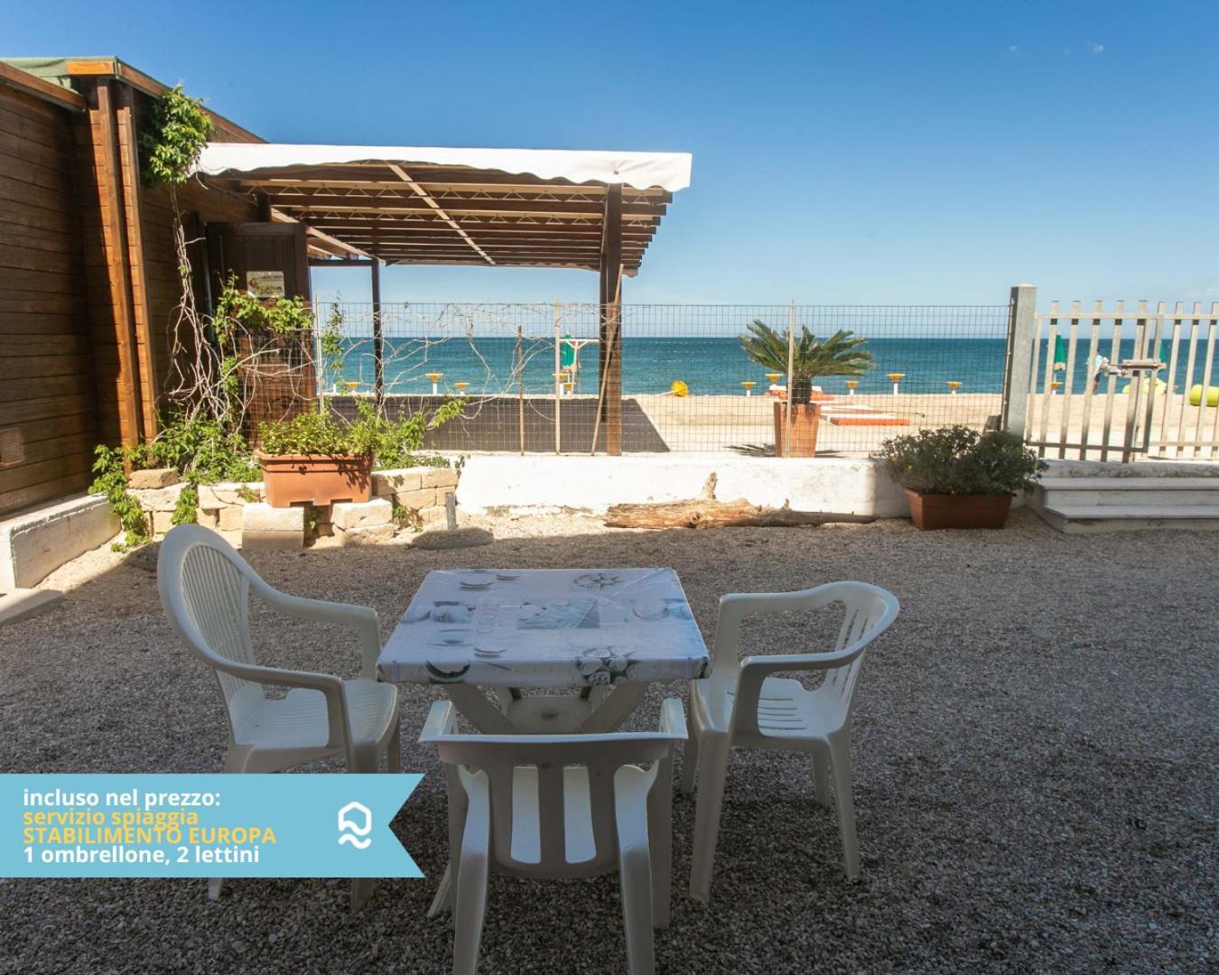 Rs316 - Marcelli, Bilocale In Residence Fronte Mare Pt Ngoại thất bức ảnh